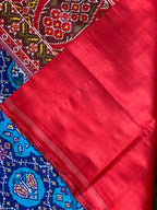Exclusive Motifs Design Handwoven Patola Silk Saree