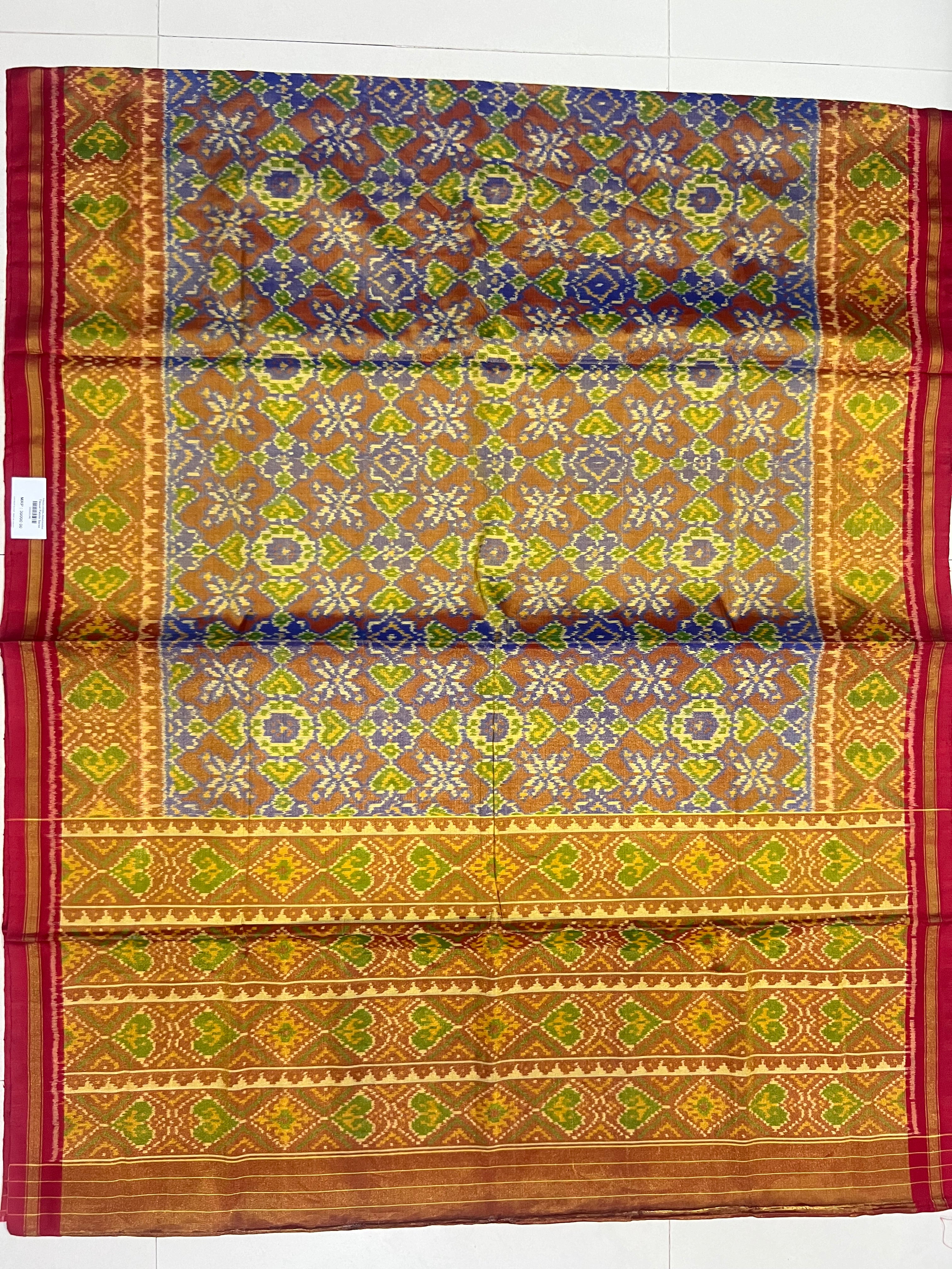 Tissue Double Zari Patola Saree