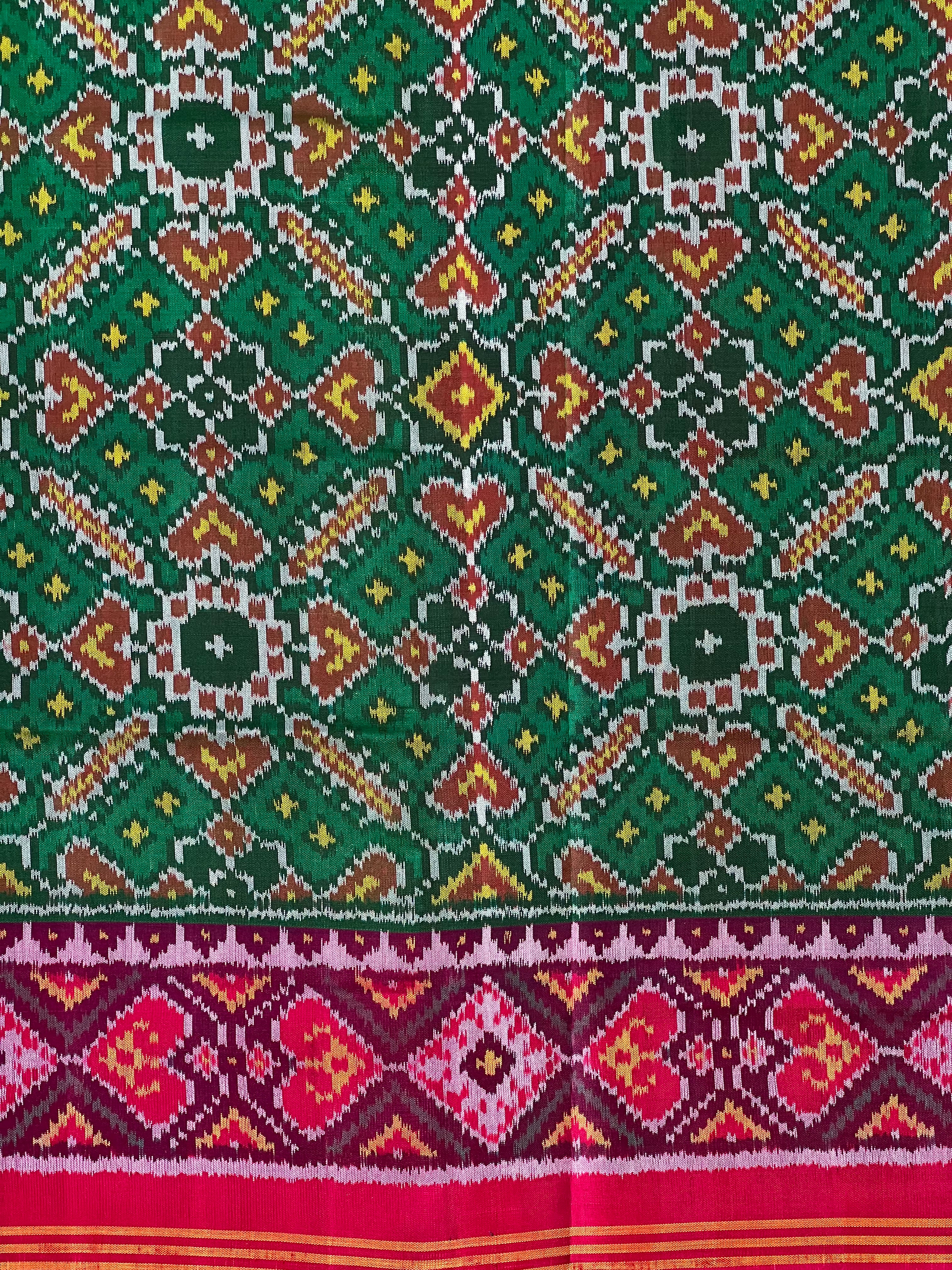 Manekchowk Traditional Design Handwoven Patola Dupatta