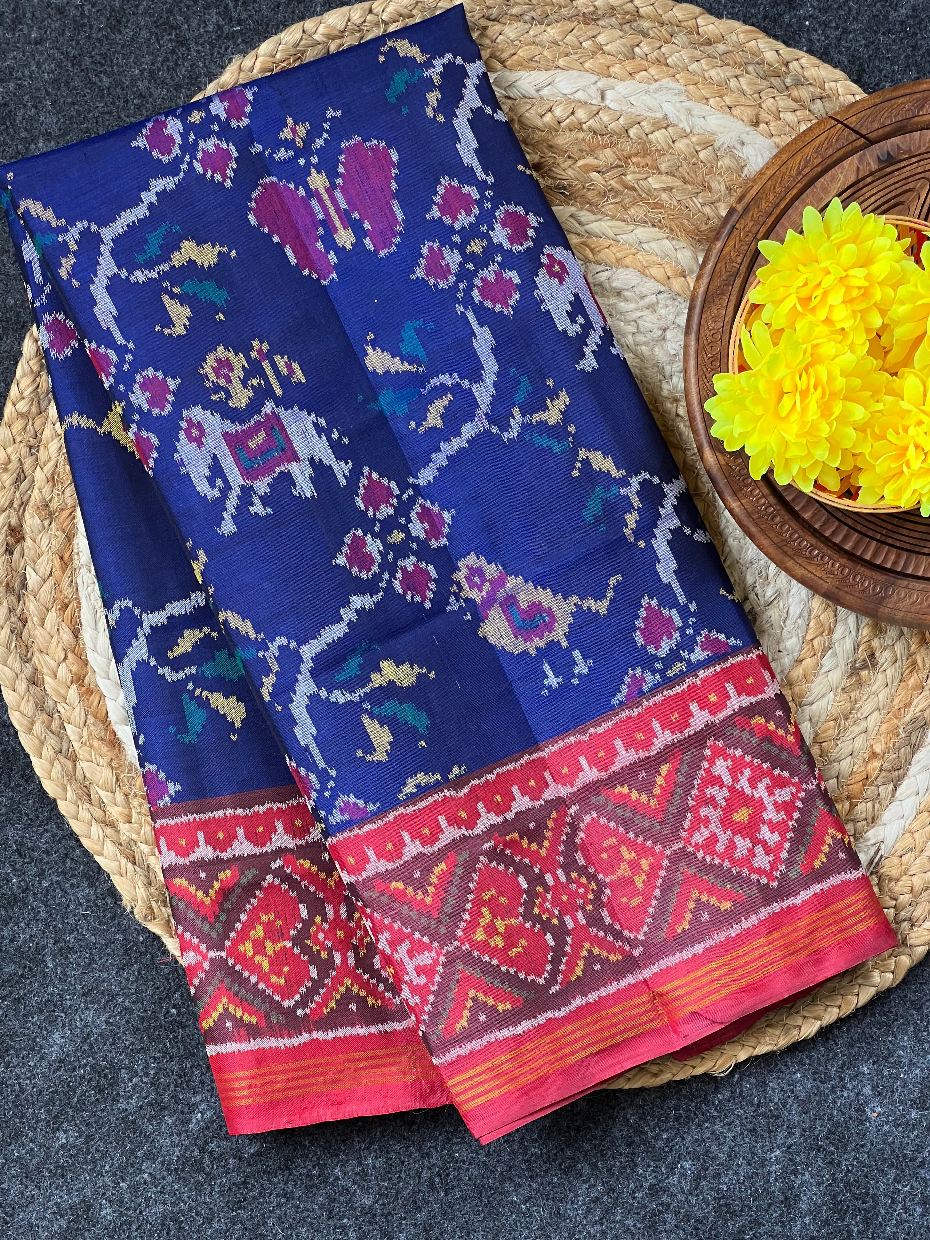 Exclusive Motif Design Handwoven Patola Dupatta