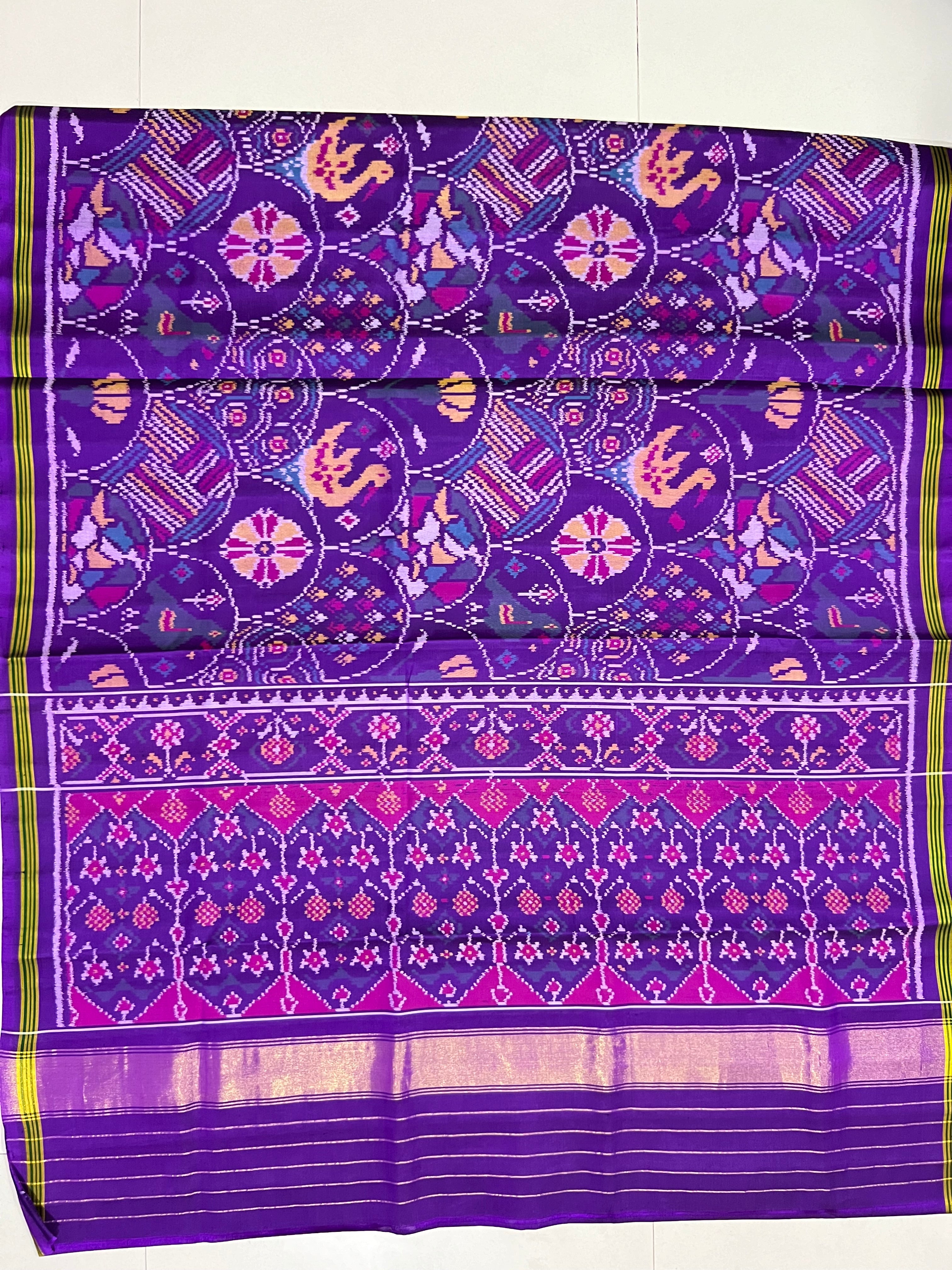 Exclusive Design Handwoven Patola Silk Saree