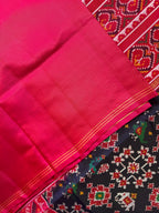 Motif With Flower Design Handwoven Patola Silk Saree