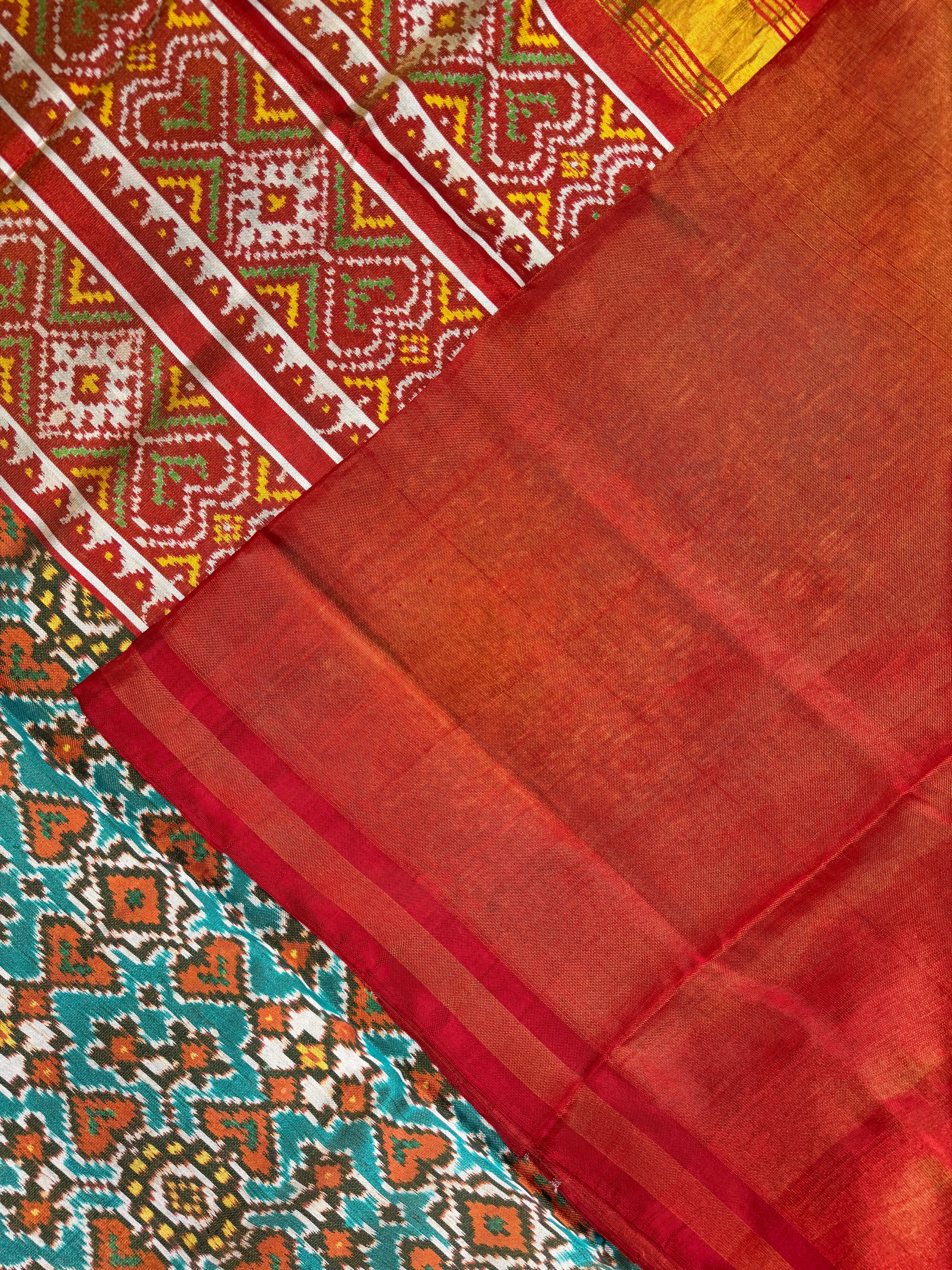 Tissue Double Zari Patola Saree