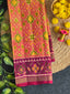 Navratna Traditional Design Handwoven Patola Silk Saree