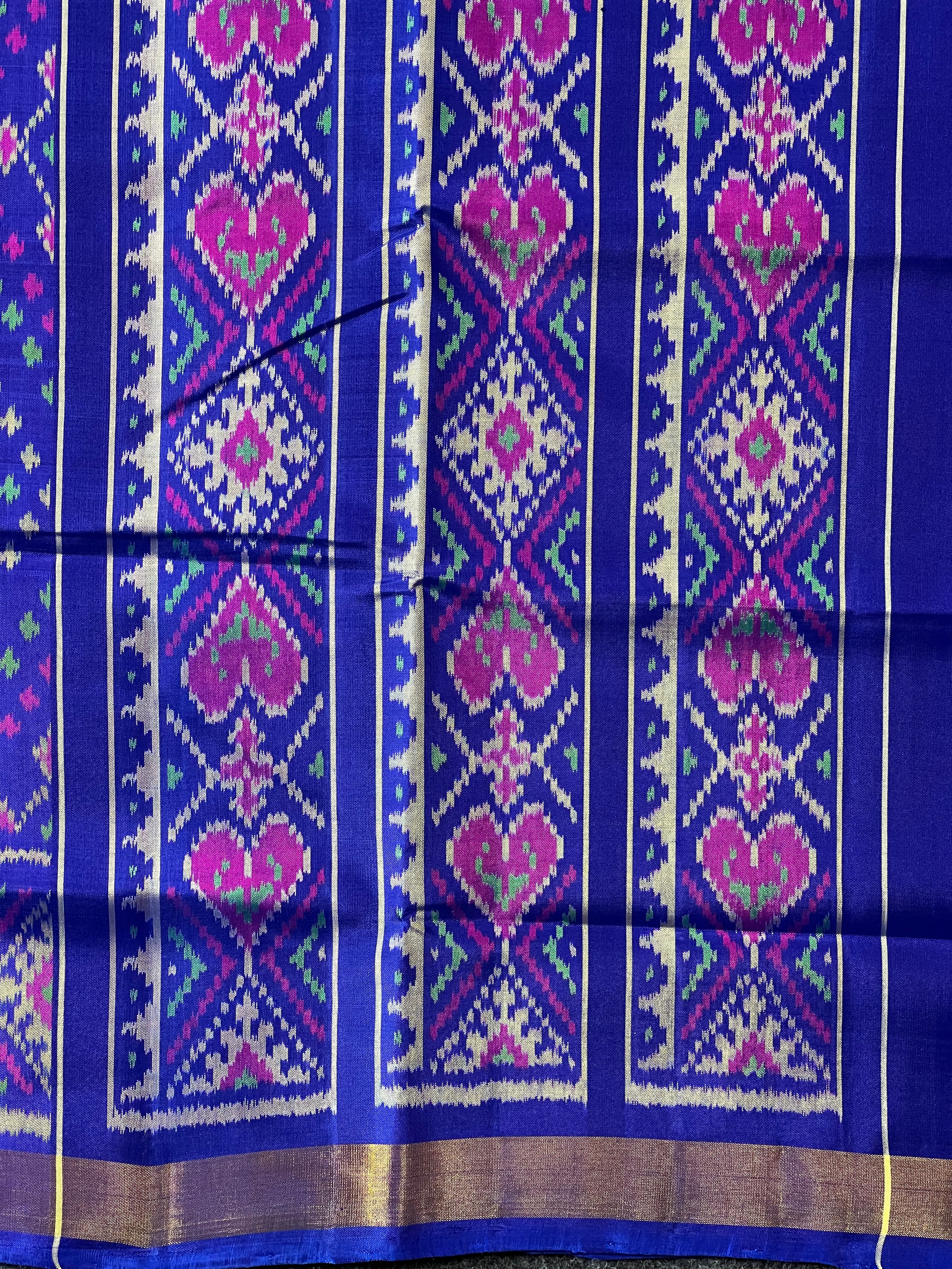 Bandhni Design Handwoven Patola Silk Saree