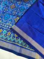 Panchanda Design Handwoven Patola Silk Saree