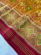 Narikunj Traditional Design Handwoven Patola Silk Saree