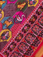 Exclusive Motifs Design Handwoven Patola Silk Saree