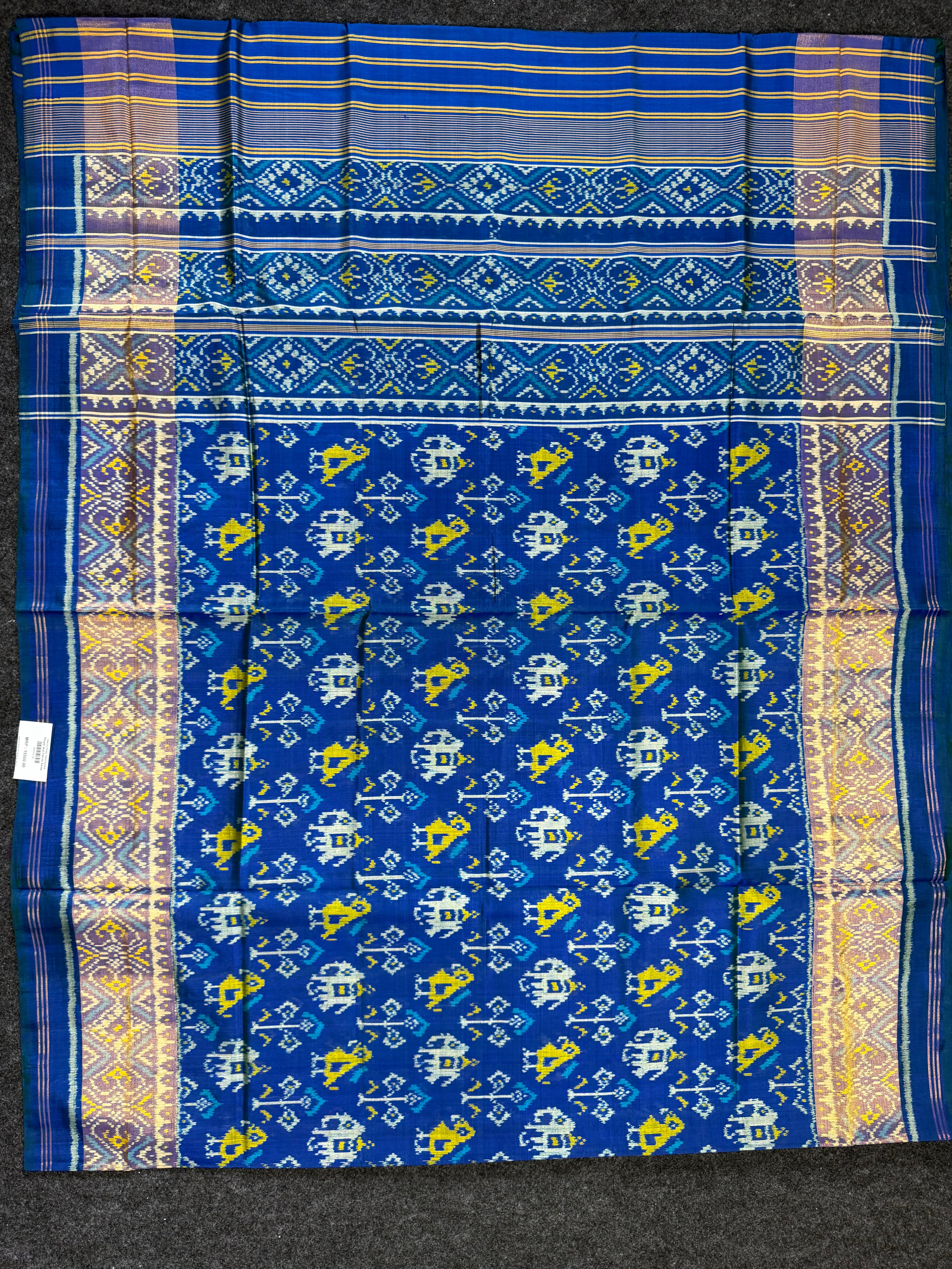 Traditional Design Handwoven Patola Silk Saree