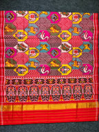 Exclusive Motifs Design Handwoven Patola Silk Saree