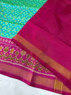 Buttonful Traditional Design Handwoven Patola Silk Saree
