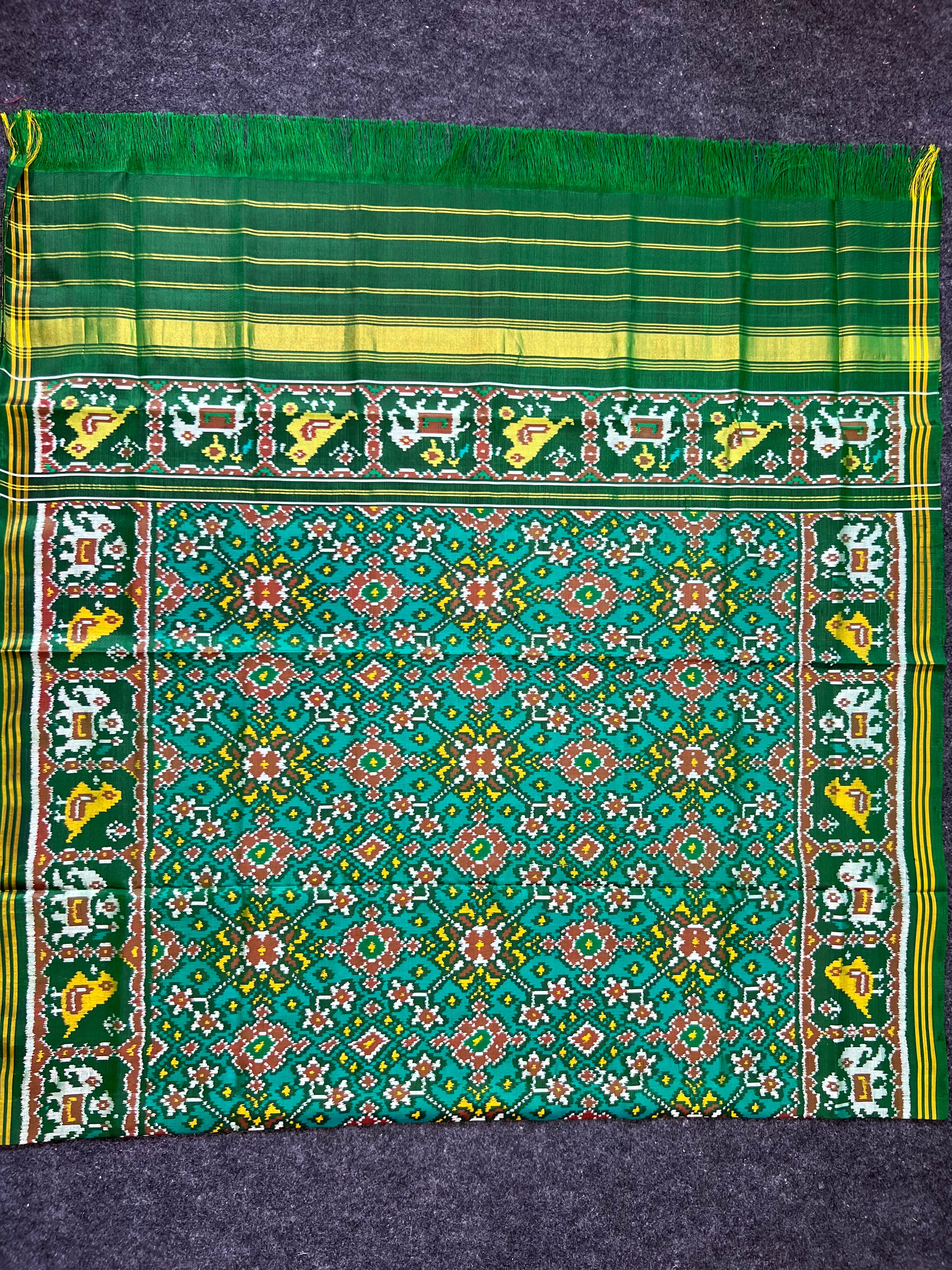 Navratna Design Handwoven Patola Dupatta
