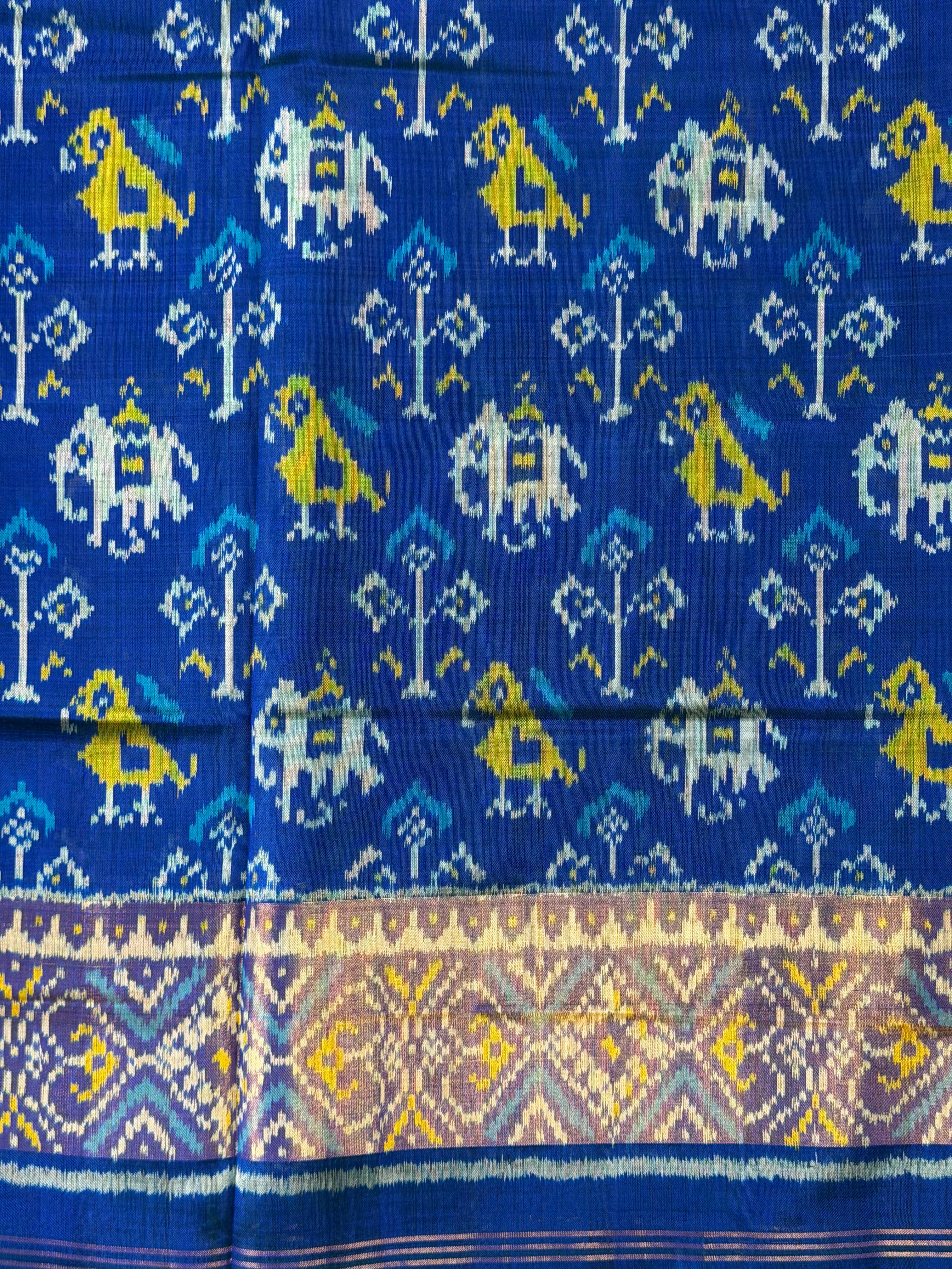 Traditional Design Handwoven Patola Silk Saree
