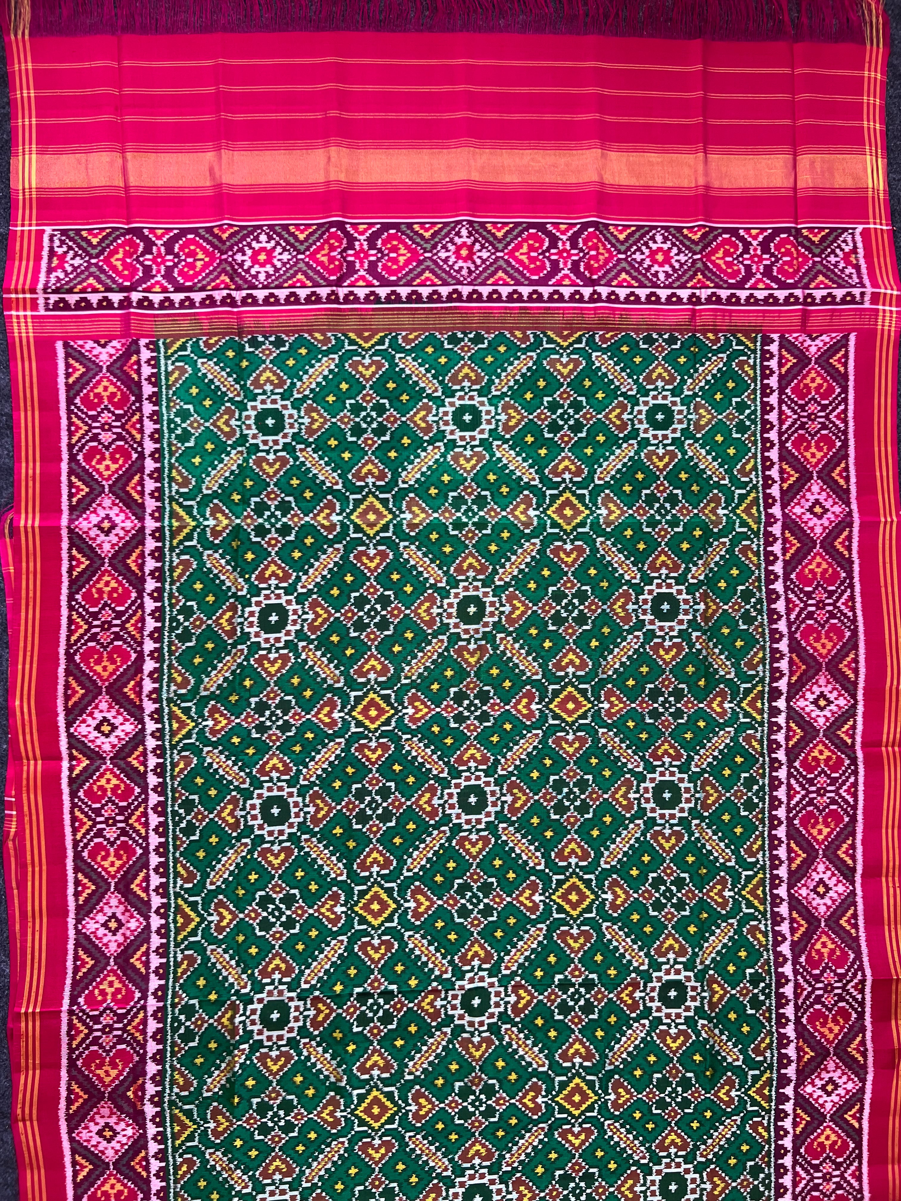 Manekchowk Traditional Design Handwoven Patola Dupatta