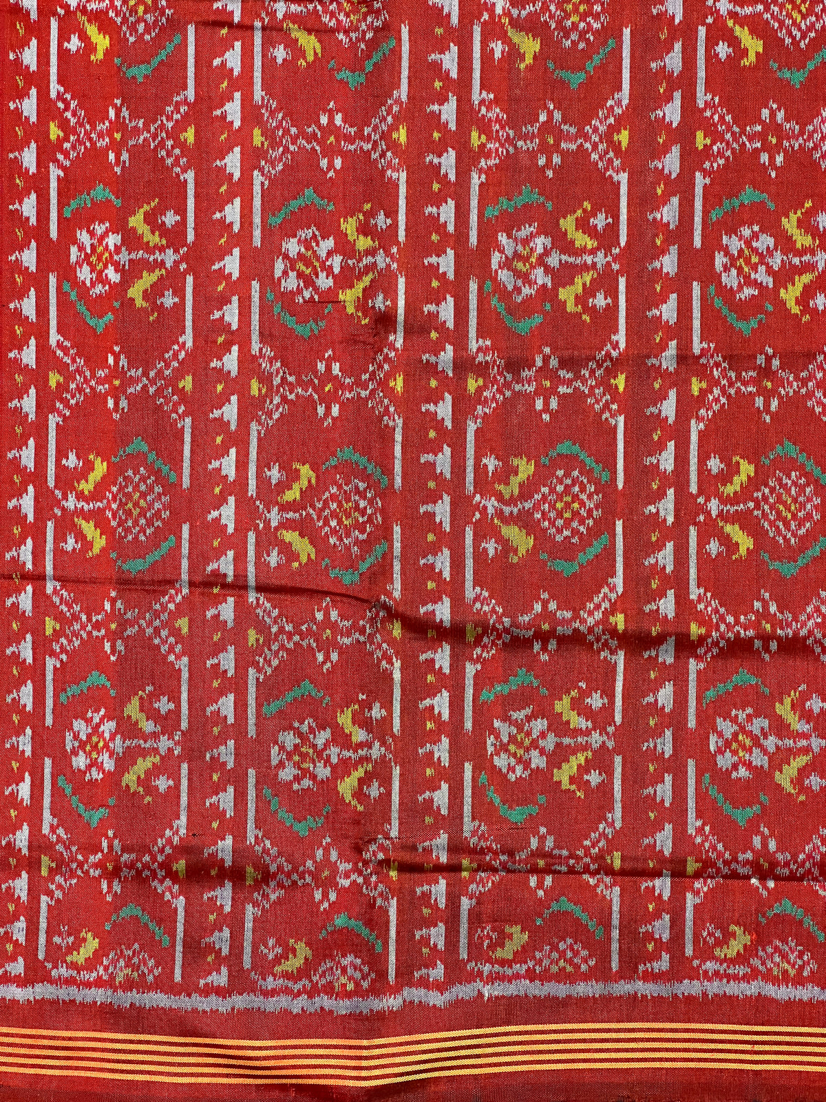 Traditional Design Handwoven Patola Silk Saree