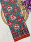 Big Elephant Design Handwoven Double Ikat Patola Silk Saree