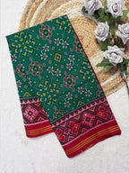 Navratna Traditional Design Handwoven Patola Dupatta