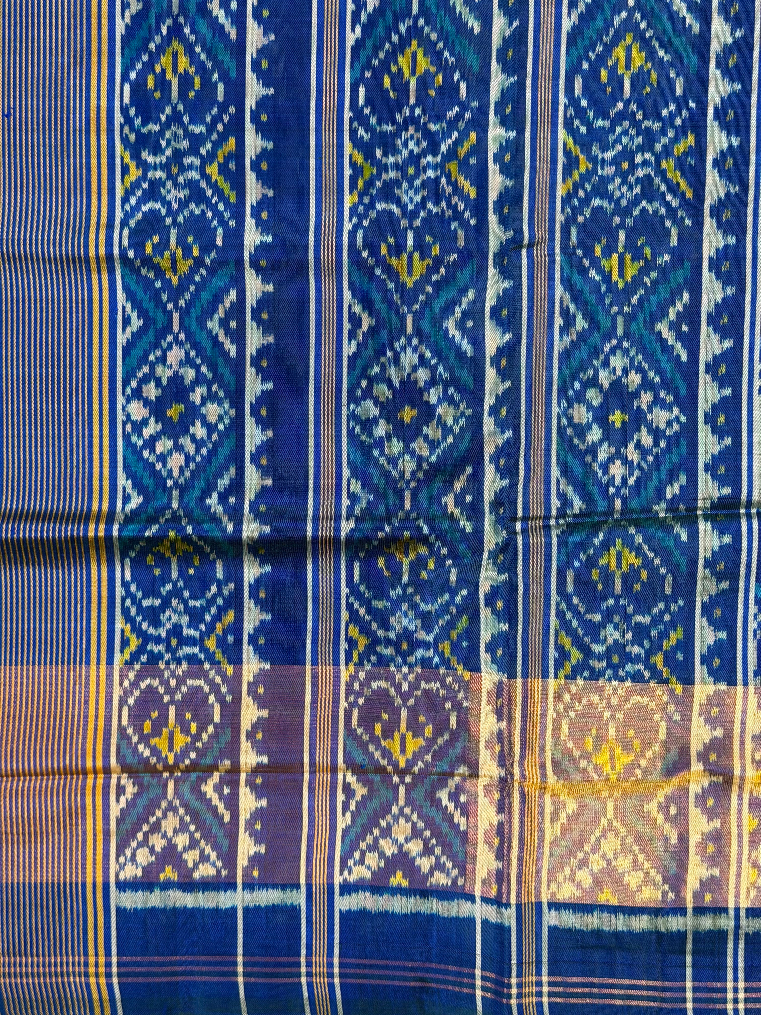 Traditional Design Handwoven Patola Silk Saree