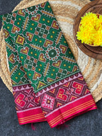 Manekchowk Traditional Design Handwoven Patola Dupatta