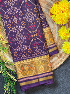 Navratna Traditional Design Handwoven Patola Silk Saree