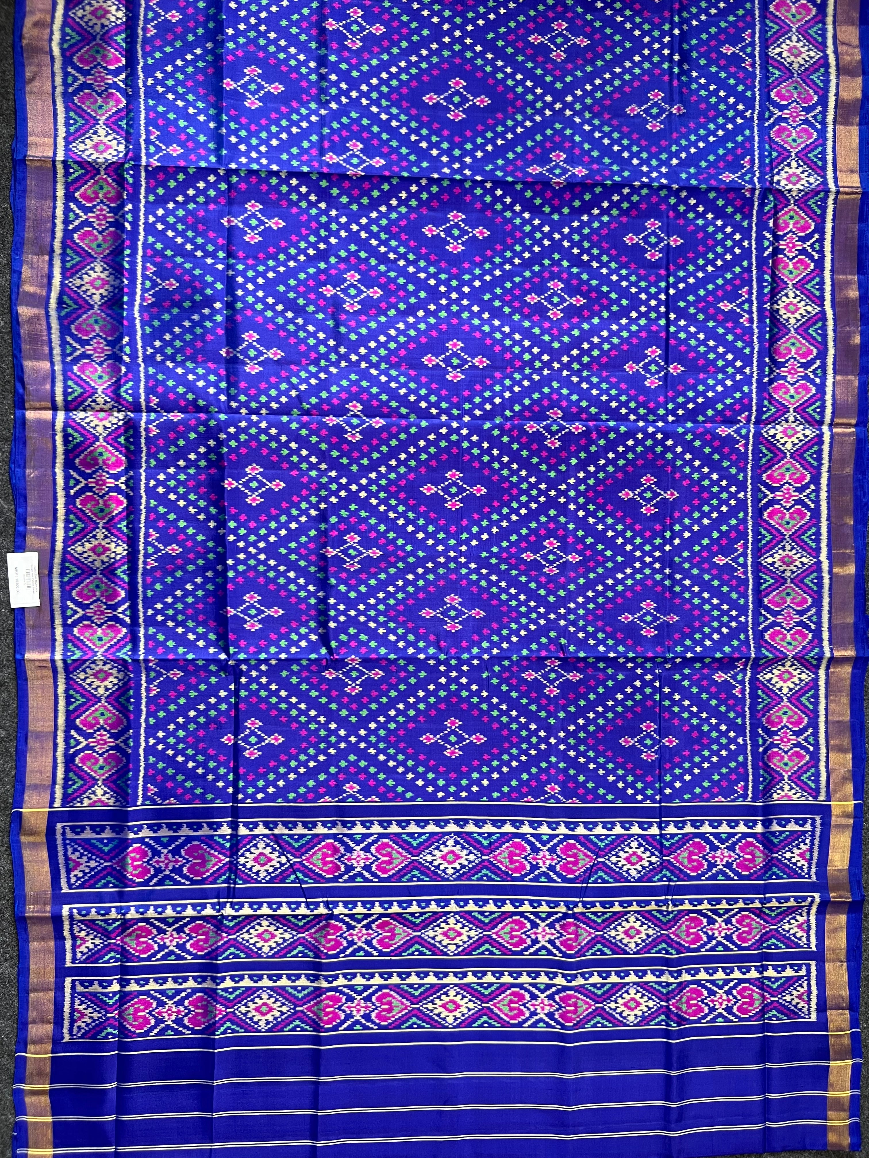 Bandhni Design Handwoven Patola Silk Saree