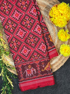 Traditional Design Handwoven Patola Silk Saree
