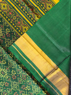 Navratna-Manekchowk Design Handwoven Patola Silk Saree