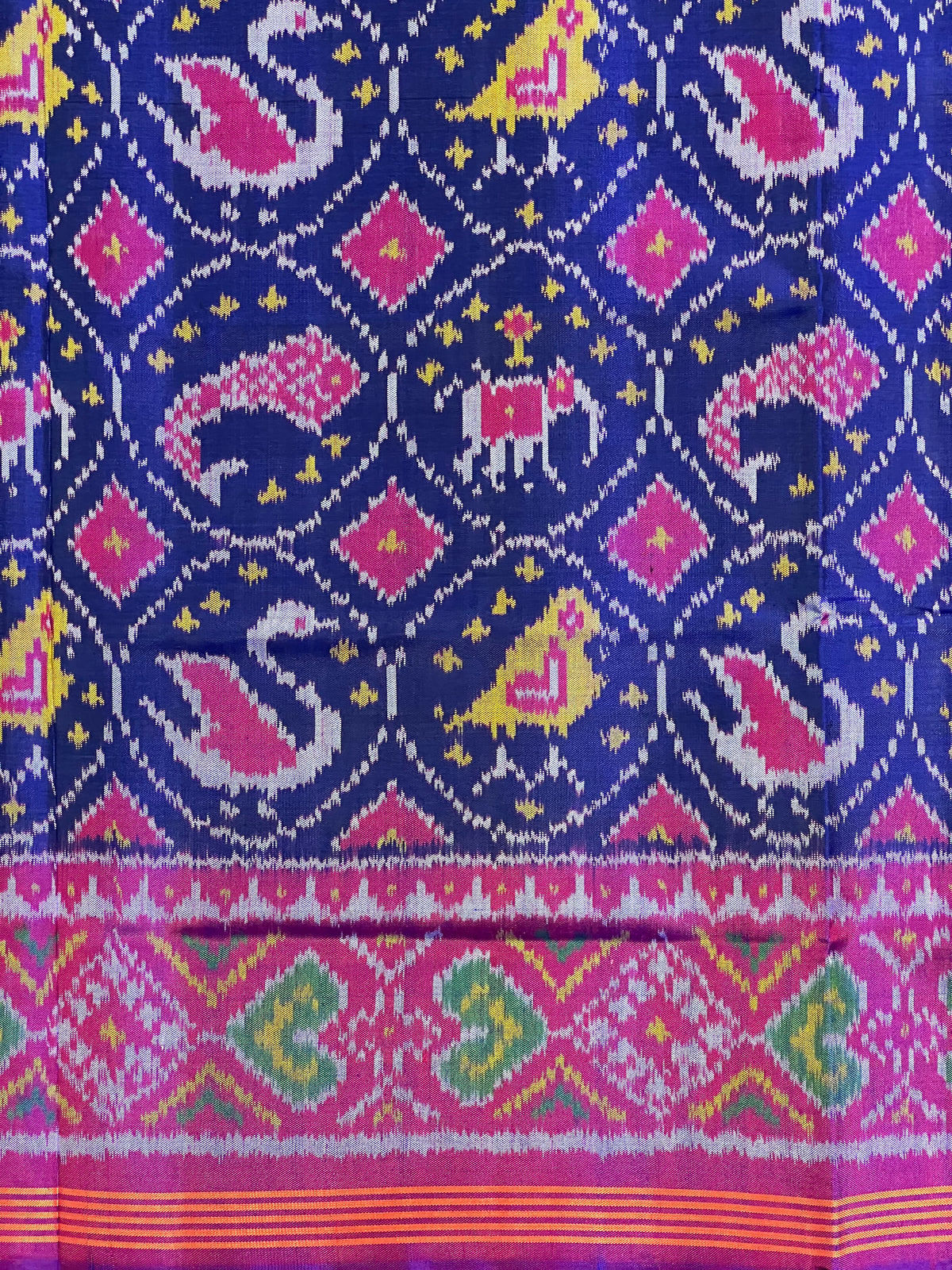 Motif Design Handwoven Patola Silk Saree