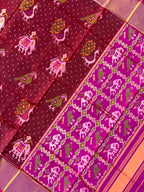 Motifs Design Handwoven Patola Silk Saree