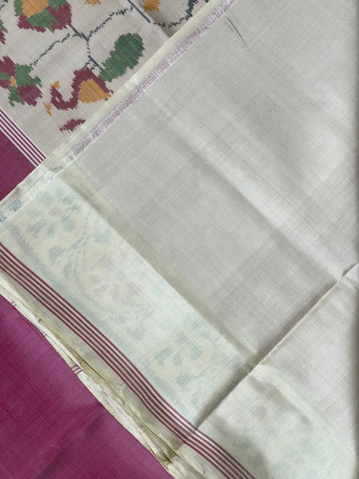Gala Border With Exclusive Pallu Handwoven Patola Silk Saree