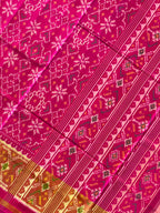 Fusion Design Handwoven Patola Silk Saree