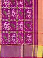 Motifs Design Handwoven Patola Silk Saree