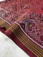 Bandhej Traditional Design Handwoven Patola Silk Saree
