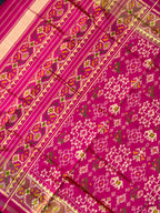 Figure With Navratna Design Handwoven Patola Silk Saree