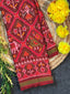 Handwoven Patola Silk Saree Adtala Design