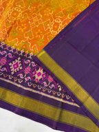 Navratna-Manekchowk Design Handwoven Patola Silk Saree