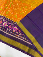 Navratna Traditional Design Handwoven Patola Silk Saree