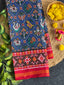 Blue Narikunj Design Handwoven Patola Silk Saree