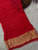 Georgette Bandhej Saree