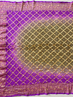 Georgette Bandhej Saree