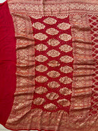 Georgette Bandhej Saree