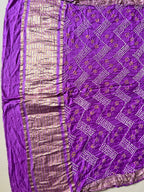 Gaji Silk Bandhej Saree