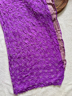 Gaji Silk Bandhej Saree
