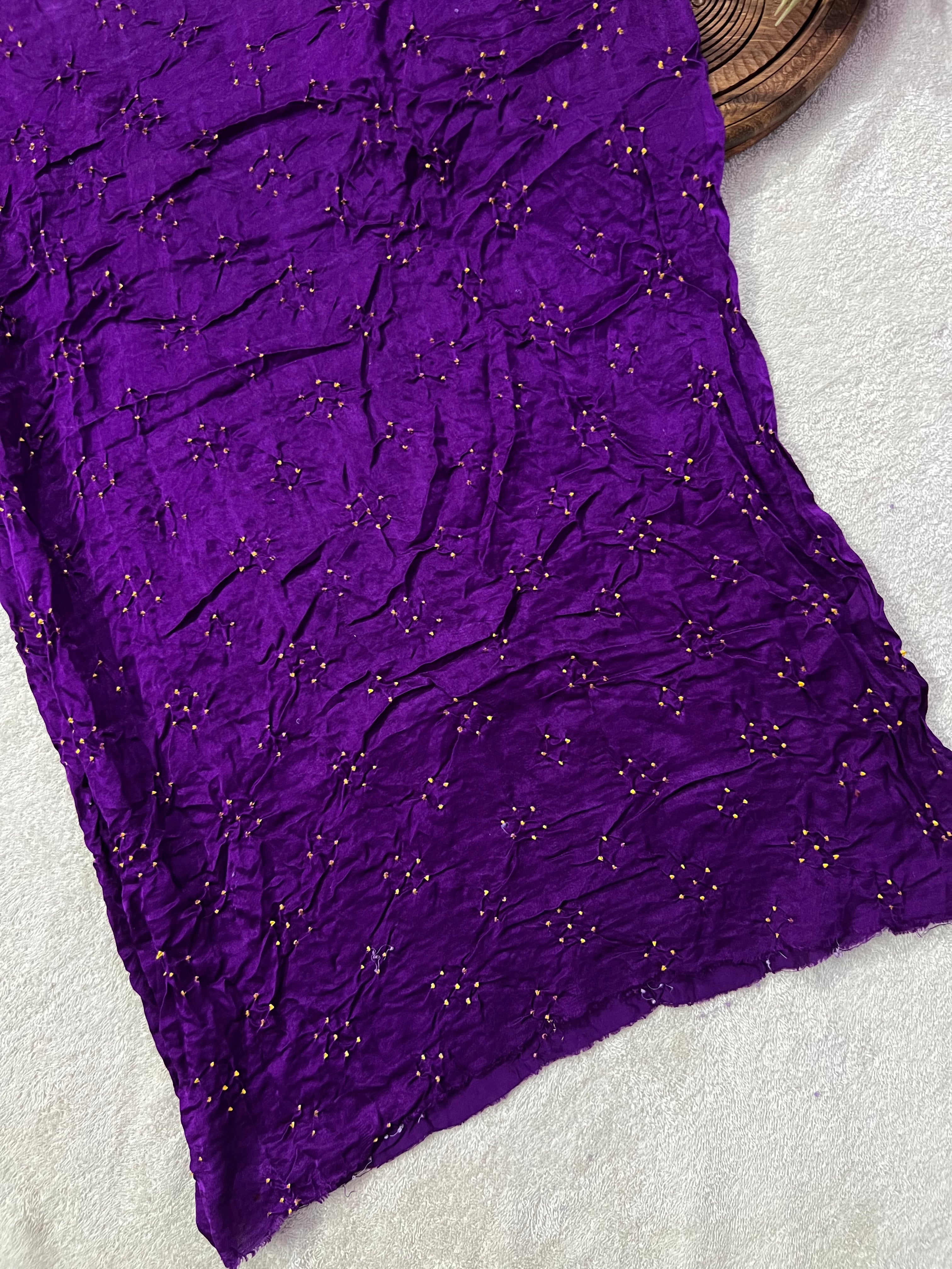 Gaji Silk Bandhej Saree