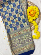 Georgette Handloom Bandhej Saree