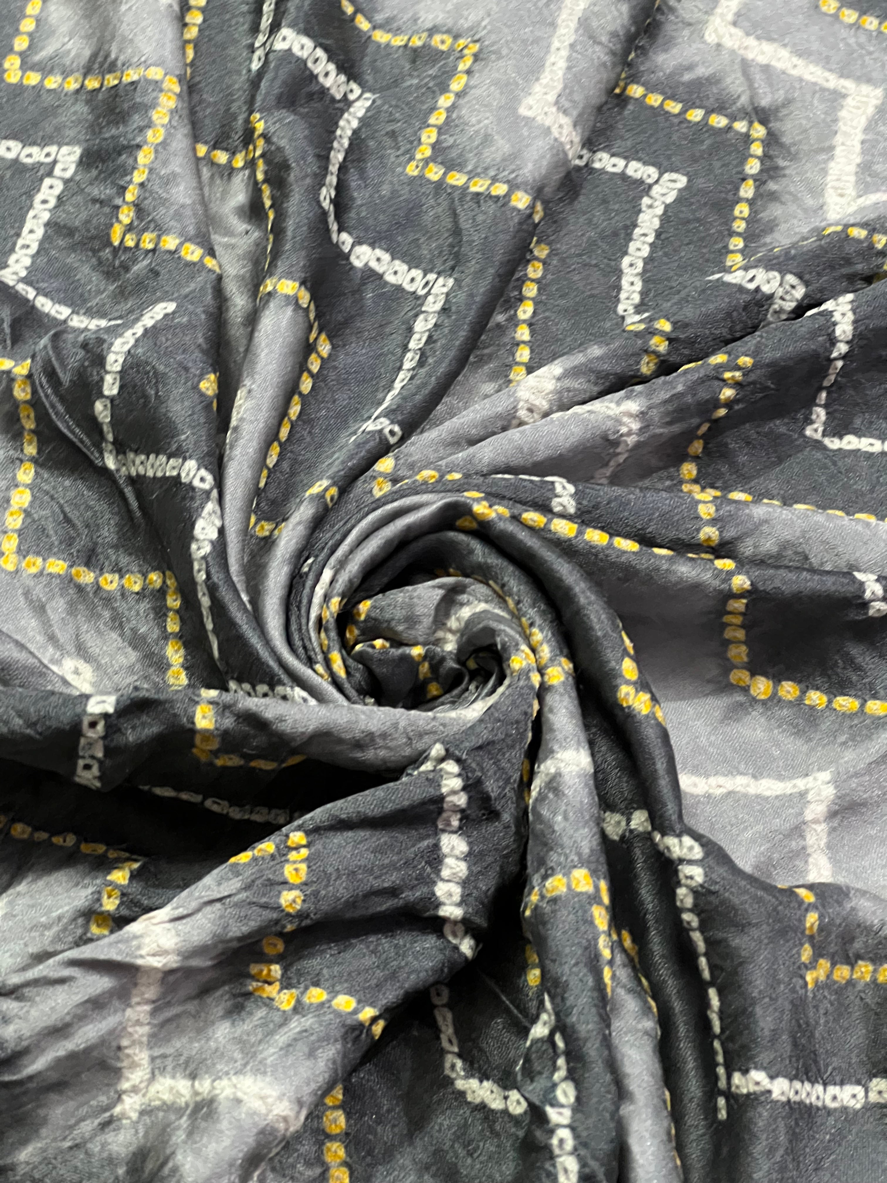 Gaji Silk Bandhej Dupatta