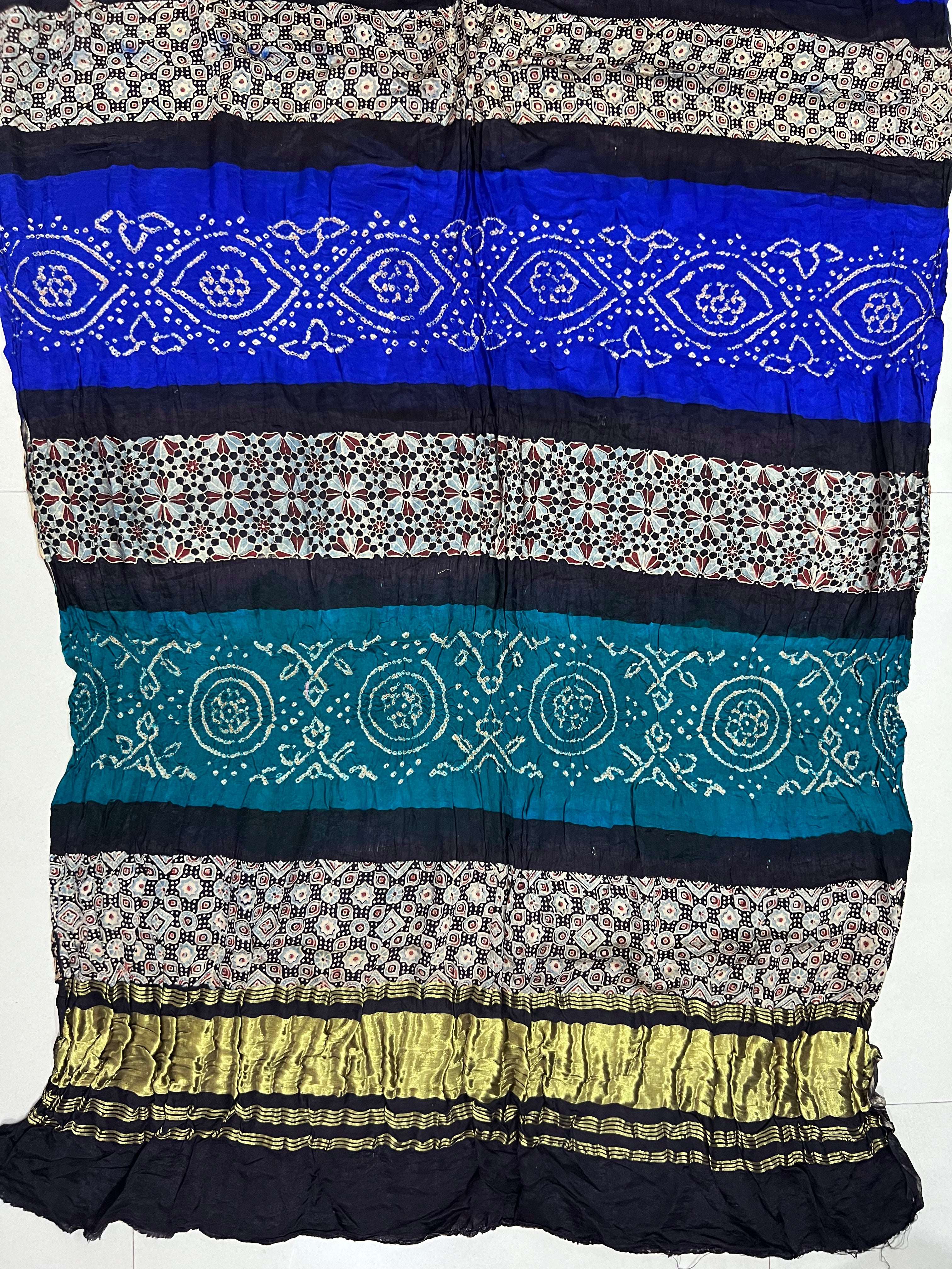 Gaji Silk Bandhej Dupatta