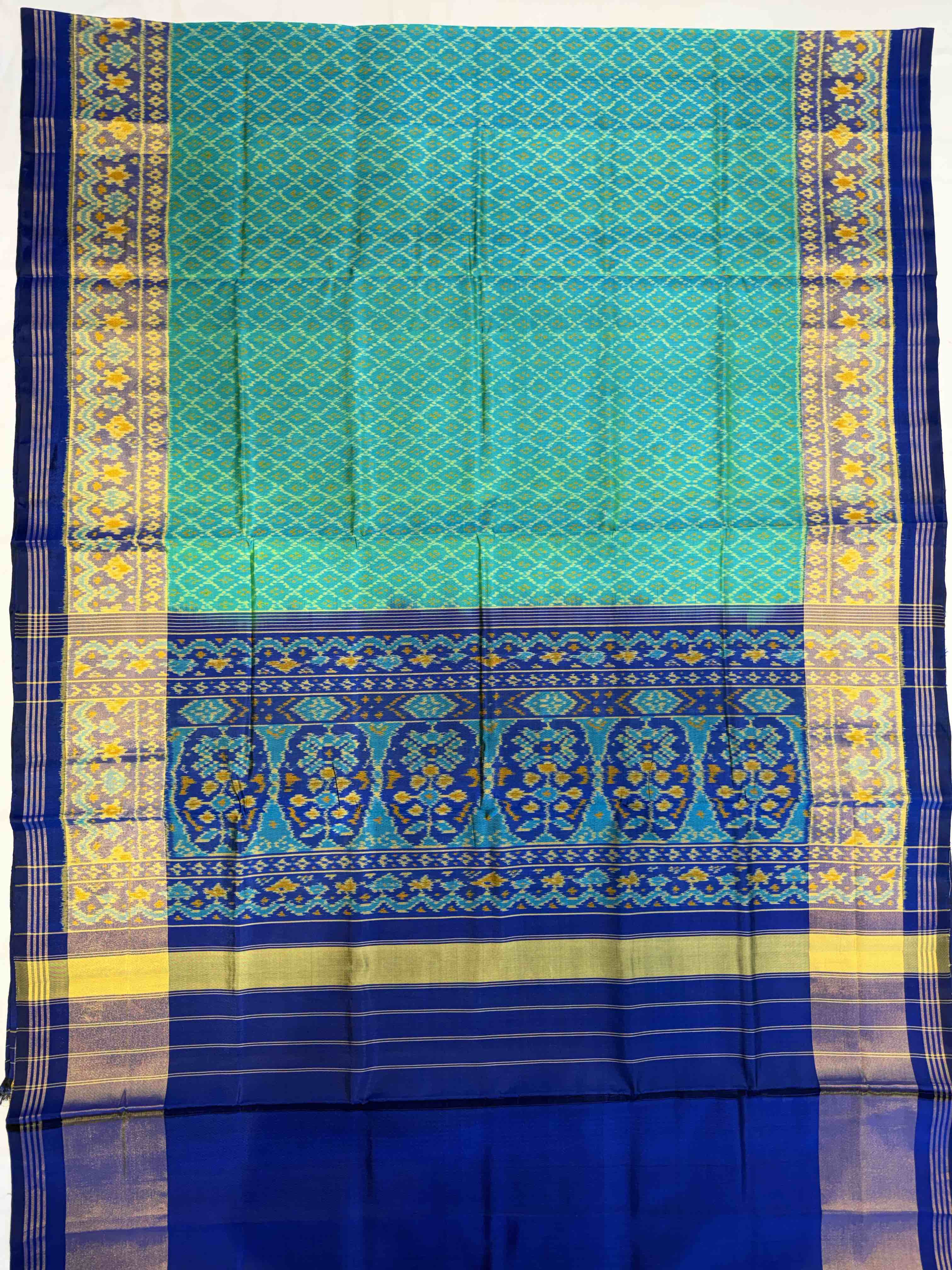Handwoven Patola Silk Saree Secondary image